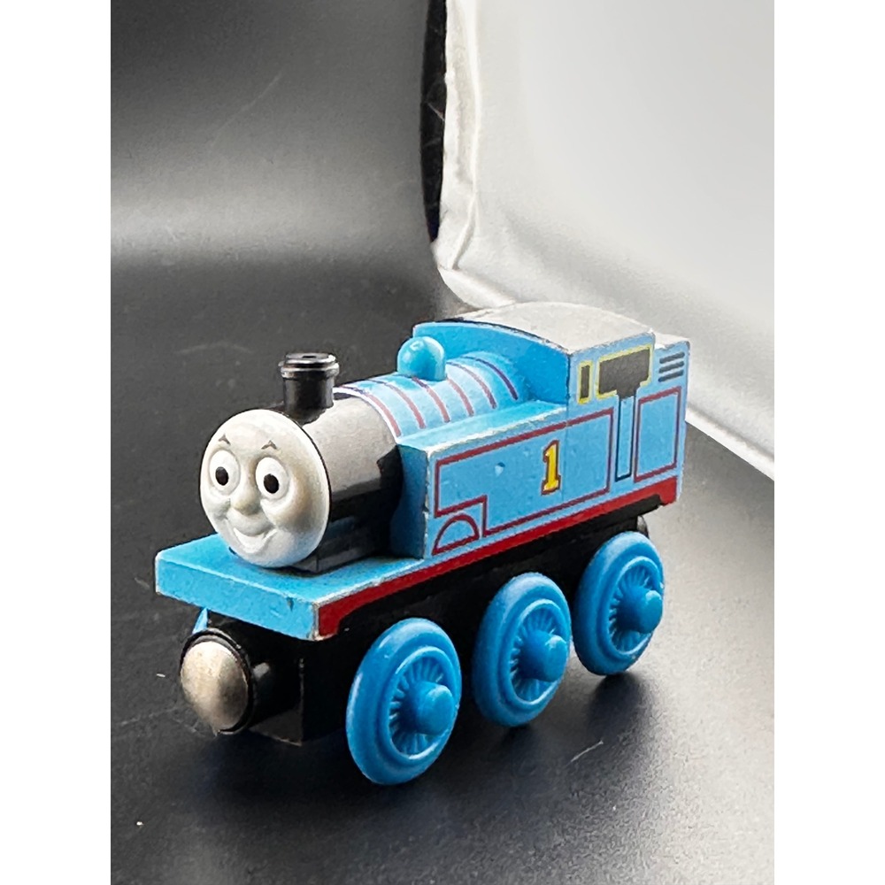 Thomas Wooden Railway Vtg 2003 Train Tank Engine Learning Curve Ltd-2